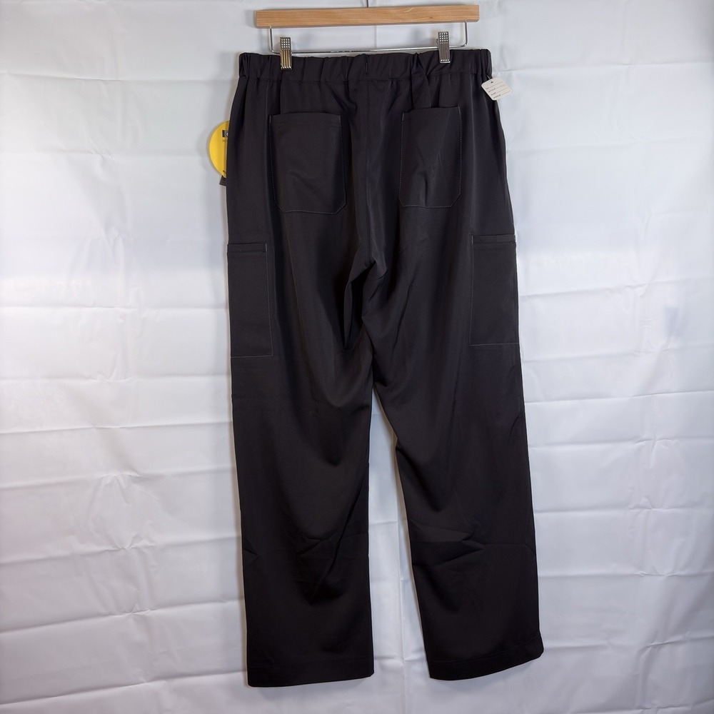 WonderWink HP Womens Large Black Cargo Scrub Pants Stretch Medical NWT M-412